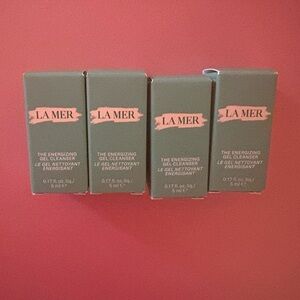 La Mer The Energizing Gel Cleanser Travel size set of 4